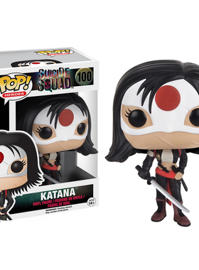 FUNKO POP自杀小队 X特遣队武士刀瑞克保镖手办公仔人偶模型玩具