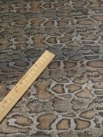 European and American retro metallic snake print fabric shirt dress half-skirt pants spring and summer designer fabric A thumbnail 6