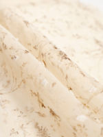 Classical light coffee-colored printed three-dimensional dot semi-transparent organza chiffon fabric for dress and shirt clothing thumbnail 5