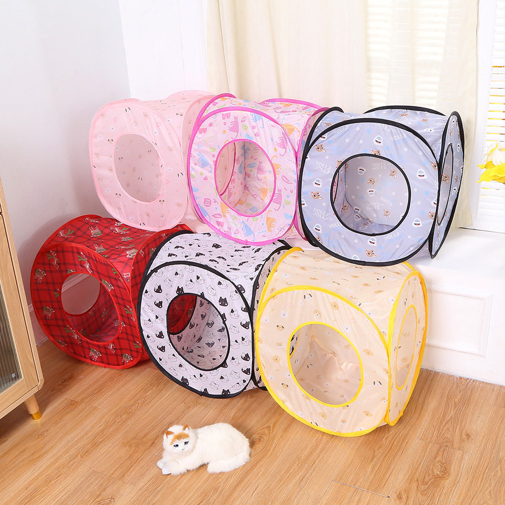 跨境新品可折叠宠物猫帐篷隧道猫床宠物用品滚地龙宠物帐猫窝批发,宠物/宠物食品及用品,猫笼子/猫别墅,淘宝优惠券,粉丝福利购,淘宝优惠卷