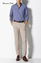 现货特价 Massimo Dutti*男装 夏新品修身中式长裤 0003007