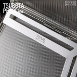 Японский оригинальный импортный длинный ультратонкий металлический черный портсигар подходит для мужчин и женщин, из натуральной кожи