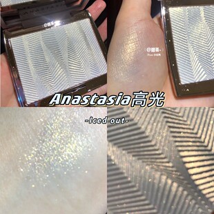 压盘试色Anastasia Beverly Hills ABH水波纹限量高光Iced Out