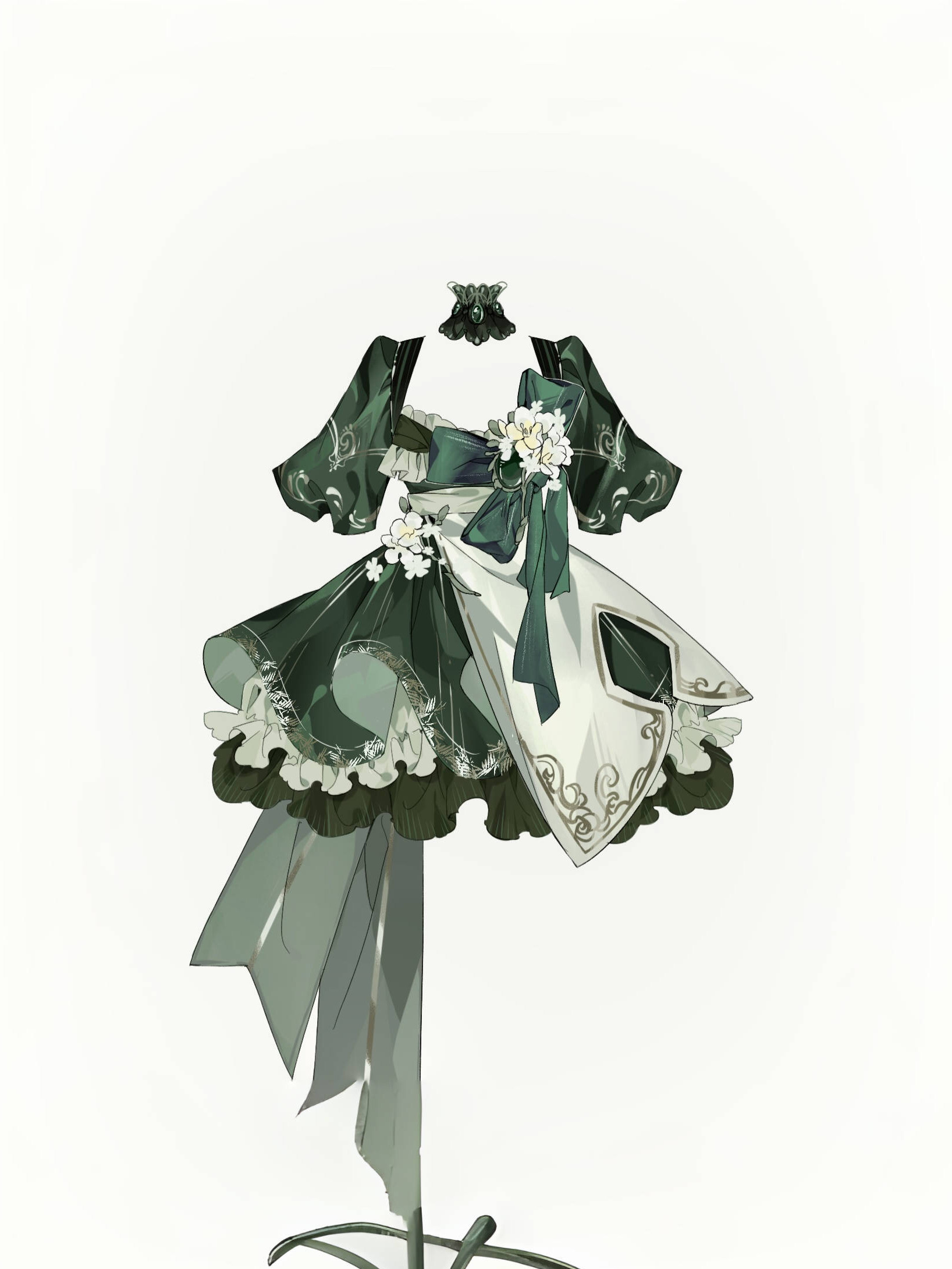 【yiya原创-纯秘PS】 耀星花  绿色洛丽塔裙Lolita公主裙,模玩/动漫/周边/娃圈三坑/桌游,lolita洛丽塔连衣裙,淘宝优惠券,粉丝福利购,淘宝优惠卷