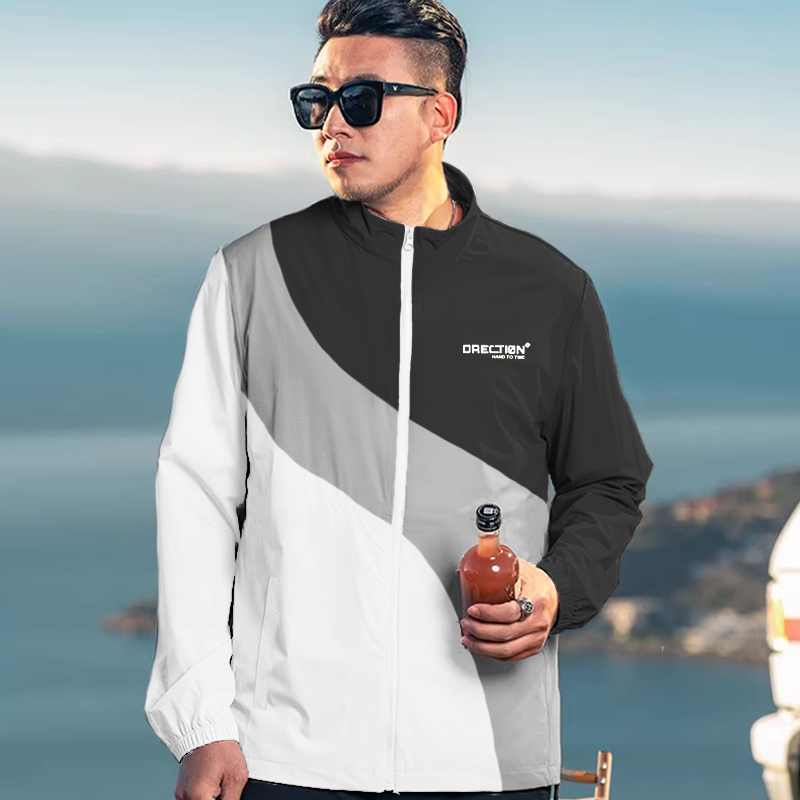 大码男装外套加肥加大欧版皮肤衣