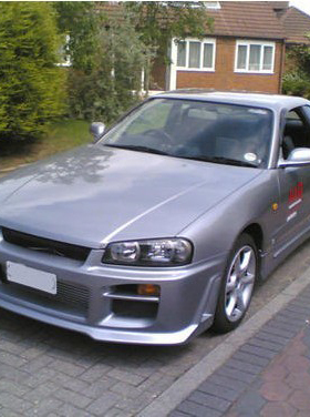 skyline r34 gtt impul style body kits 尼桑GT-R34改装包围