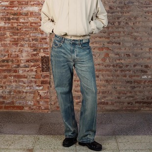 SELFNESS I 源染系列 I 土耳其核桃染水洗做旧男士牛仔裤长裤