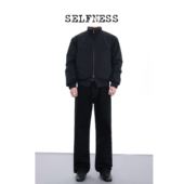 SELFNESS SOLOTEX面布意大利骆驼绒填充立领夹克外套羽绒服​2色