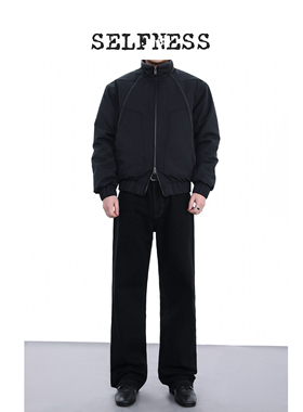 SELFNESS丨SOLOTEX面布意大利骆驼绒填充立领夹克外套羽绒服​2色