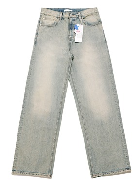 Selfness Kaihara日产冈山面料Riri拉链石磨水洗做旧直筒男牛仔裤