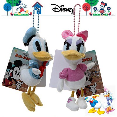 disney唐老鸭黛西手机毛绒公仔