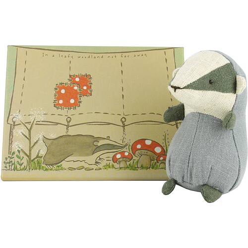 英国代购正品04.04  Nutshell Toys Sooty Badger獾苏蒂 帐篷礼盒