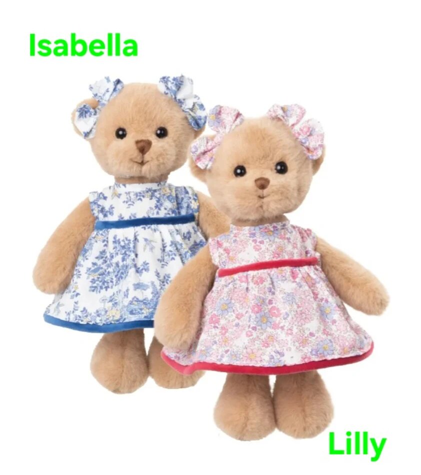 英国代购正品04.21 Bukowski Isabella 伊莎贝拉碎花裙熊 小红书