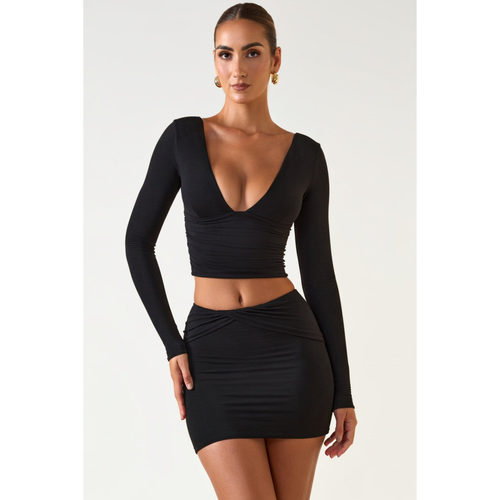 英国代购正品09.10 名品ohpolly 女装新款 时尚迷笛设计款半身裙