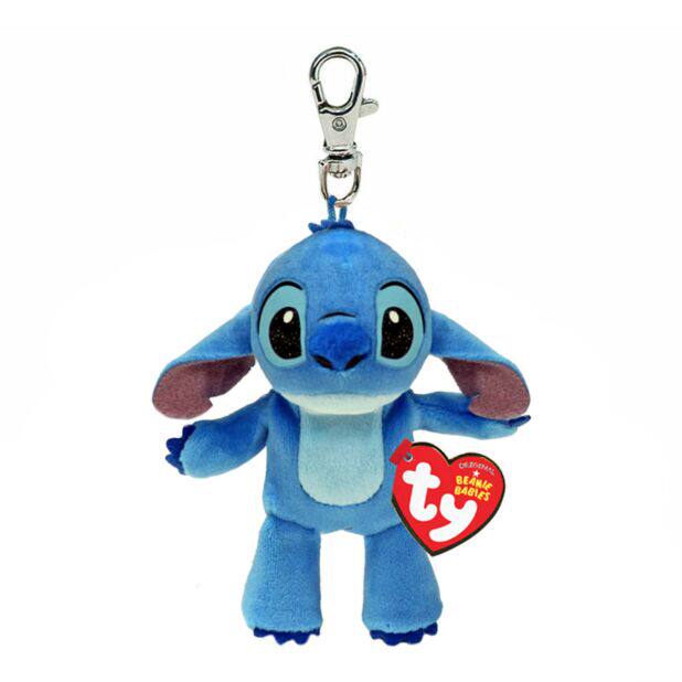 英国代购正品02.16 Ty Disney Stitch Soft Key Clip史迪奇钥匙扣