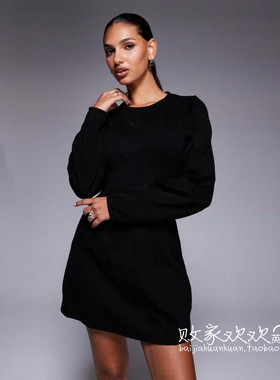 英国代购正品09.10 2025潮流导向 女装新款 时尚深色迷人连衣裙