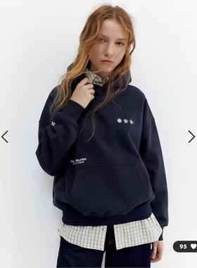 英国代购正品02.13 2026潮流导向 女装新款 连帽字母长袖舒适卫衣