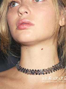 英国代购正品11.28 2025潮流导向 饰品新款 银色闪亮设计项链