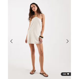 英国代购正品03.11 2026潮流导向 女装新款 设计浅色迷人连衣裙