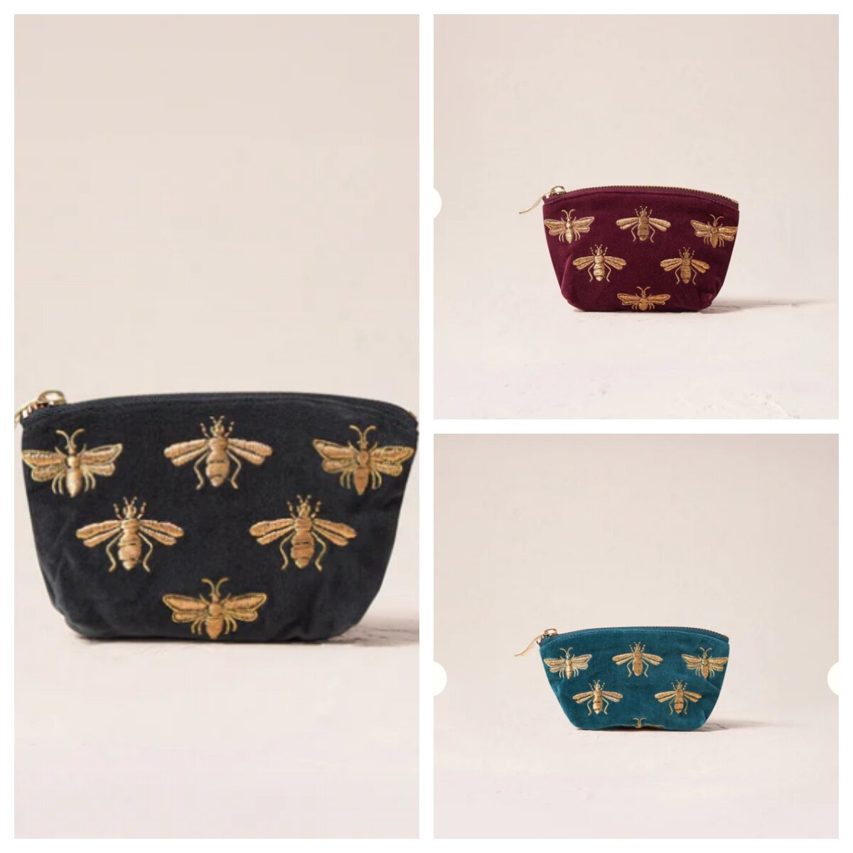 英国代购正品03.03 名品Monsoon 女包新款 蜜蜂图案拉链小钱包