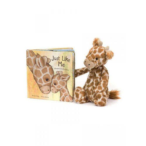 英国代购正品06.27 jellycat Just Like Me Book 长颈鹿 书 玩偶