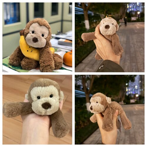 国内现货秒！08.08 jellycat Smudge Monkey 史玛吉趴趴猴子