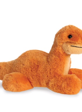 英国代购正品01.04 Mini Flopsies Brontosaurus 雷龙毛绒玩偶