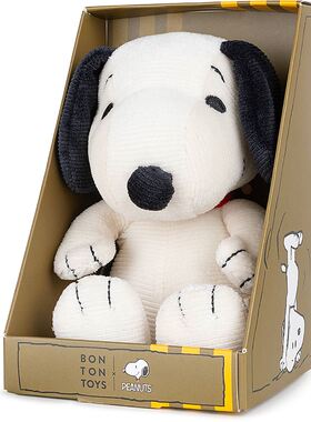 英国代购正品03.17 Snoopy Mini Corduroy Cream 史努比 礼盒装