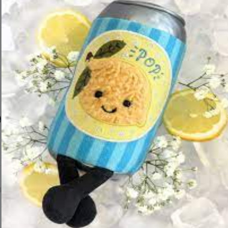 Jellycat柠檬汽水毛绒玩偶