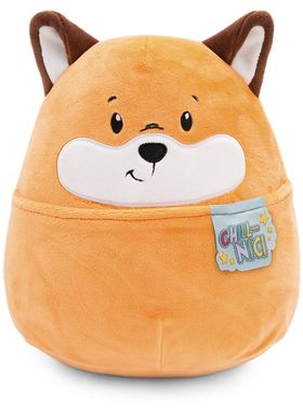 英国代购正品12.25 Chill-NICI Fox Cushion 胖胖的狐狸 抱枕