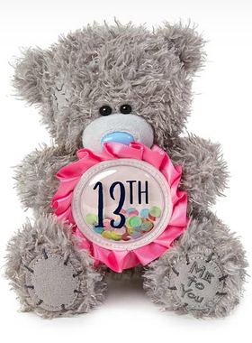英国代购正品12.19 Me to You Happy 13th Birthday 13岁生日熊