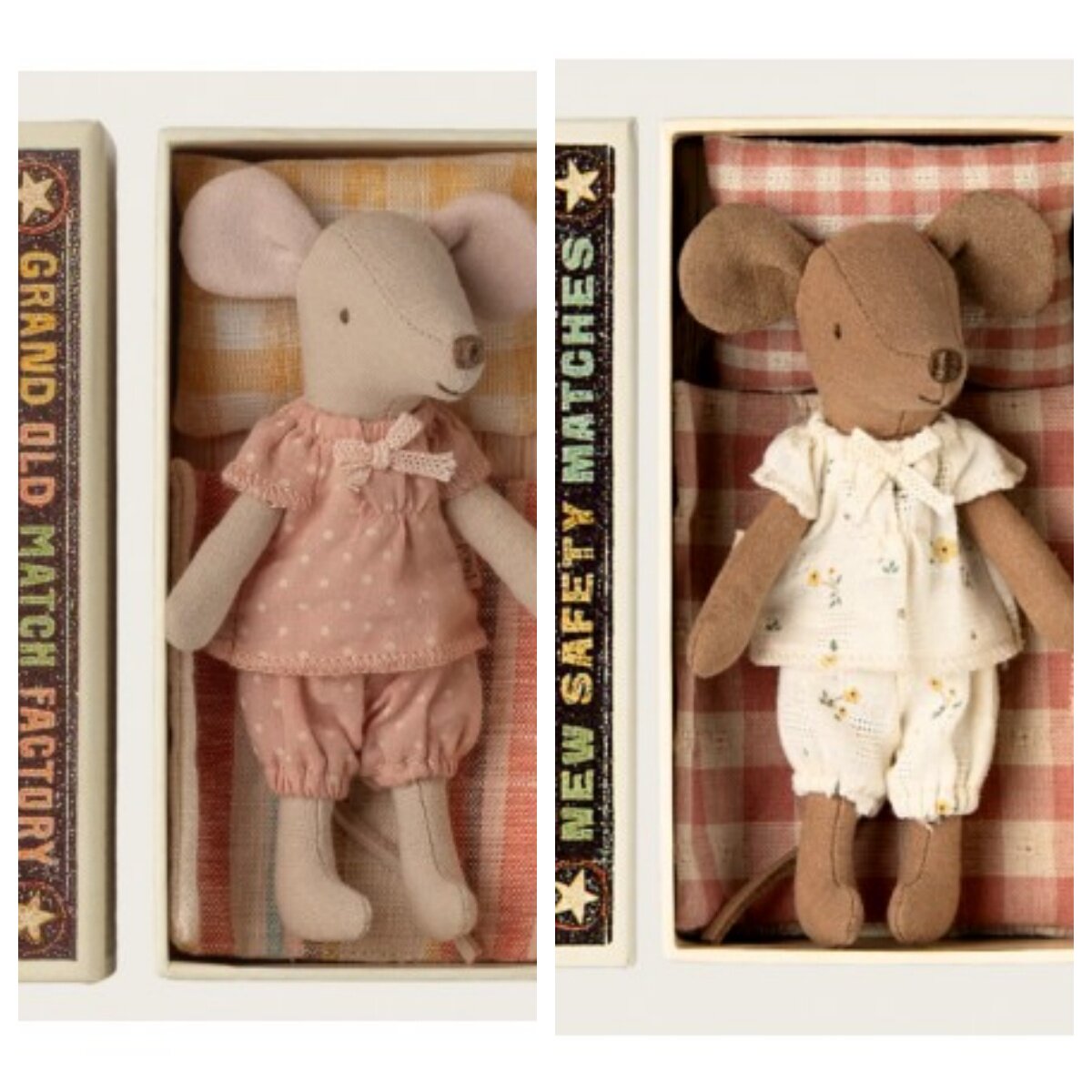 英国代购正品04.24 Big Sister Mouse Matchbox 火柴盒里睡衣老鼠