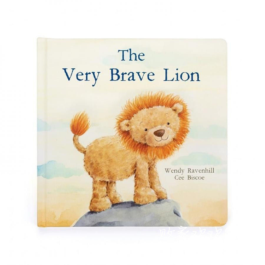 英国代购正品06.26 jellycat The Very Brave Lion Book狮子 书