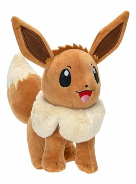 英国代购正品10.31 Pokemon 8” Eevee Plush 伊布毛绒玩具