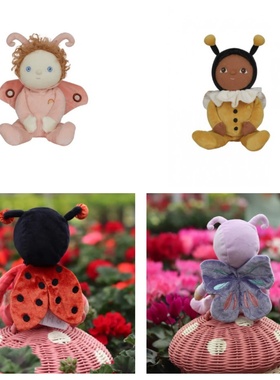英国代购正品01.01 Dinky Dinkum Dolls 可爱的蜜蜂昆虫娃娃 玩偶