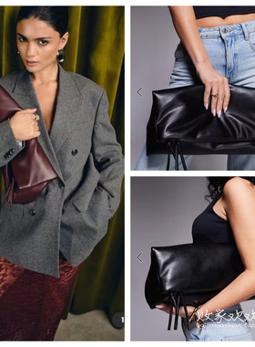 英国代购正品11.23 2025潮流导向 女包新款 折叠设计百搭手拿包