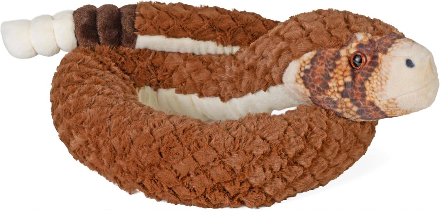 英国代购正品10.19 Wild Republic Snake 蛇豪华响尾蛇毛绒玩偶