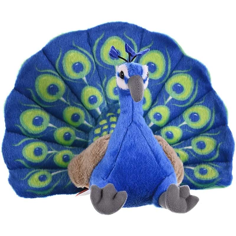 英国代购正品01.02 Cuddlekins Peacock 卡德尔金斯孔雀 毛绒玩偶