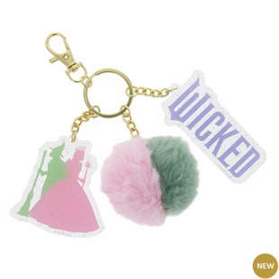 英国代购正品12.02 Wicked For Good Glinda 可爱毛球 钥匙扣