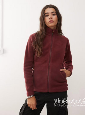 英国代购正品08.15 2025潮流导向 女装新款 潮牌抓绒拉链百搭开衫