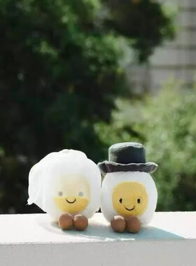 国内现货秒！06.14 jellycat Boiled Egg 结婚系列新郎礼帽蛋蛋