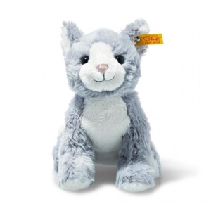 英国代购正品06.05 Cassie Cat Grey - Steiff 凯西猫灰 毛绒玩偶