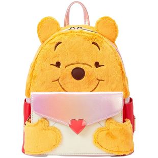 正品 Winnie 12.25 Loungefly 小熊维尼情书背包 Disney 英国代购