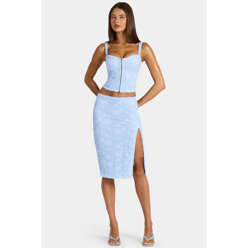 英国代购正品09.10 名品ohpolly 女装新款 时尚中长款设计半身裙