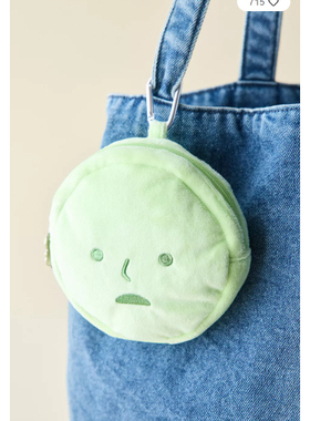 英国代购正品02.25 名品UO 女包新款 可爱表情零钱包钥匙扣