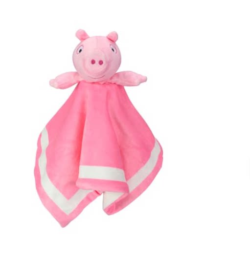 英国代购正品08.11 Peppa Pig Baby Blanket 婴儿小猪佩奇安抚巾