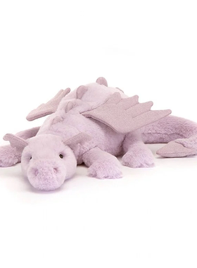 国内现货秒！12.14 jellycat Lavender Dragon薰衣草紫龙毛绒玩偶