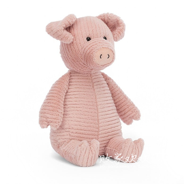 英国代购正品09.04 jellycat Quaxy Pig 夸克希猪 条纹猪 玩偶