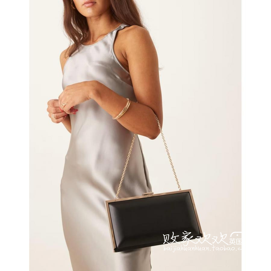 英国代购正品08.25 2025潮流导向 女包新款 潮牌盒子设计单肩包