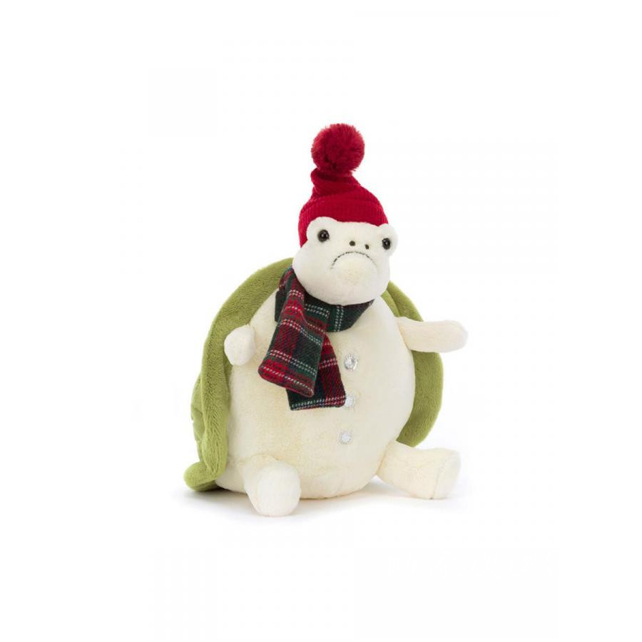 英国代购正品09.03 jellycat Snowman Timmy 圣诞雪人提米龟玩偶
